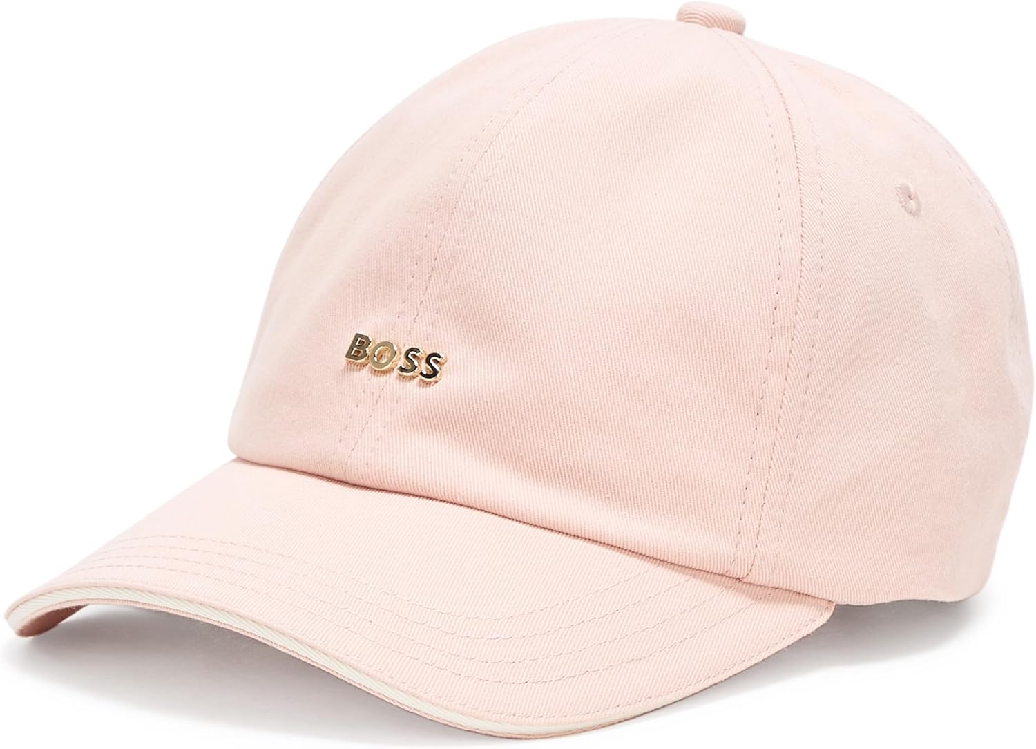 

BOSS Женская кепка из хлопкового твила с маленьким логотипом, Red Violet