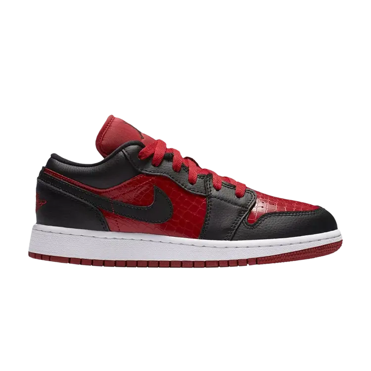 

Кроссовки Air Jordan 1 Low BG 'Gym Red Black', красный
