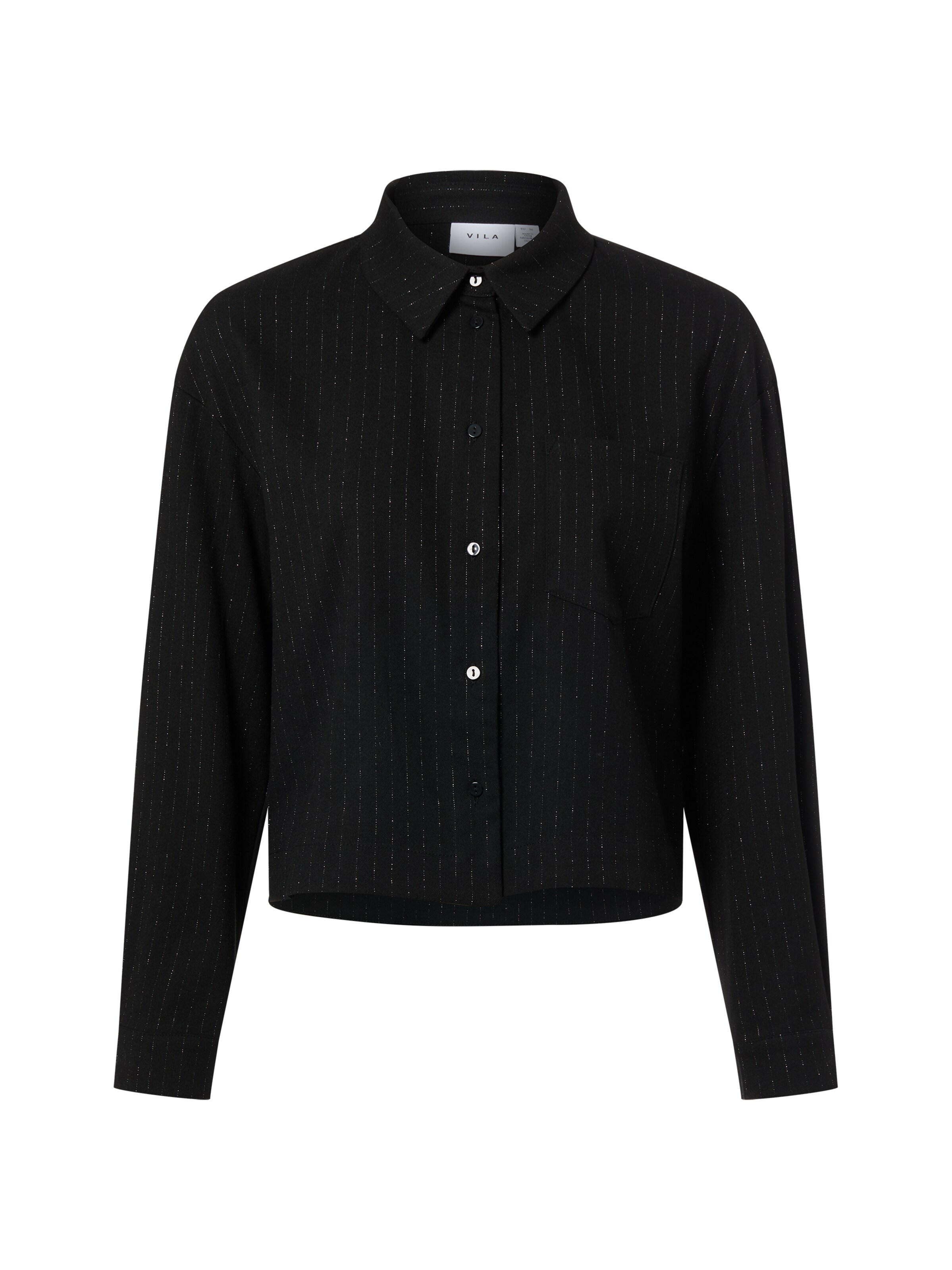 

VILA Рубашка 'VIMagnolia' в черном цвете