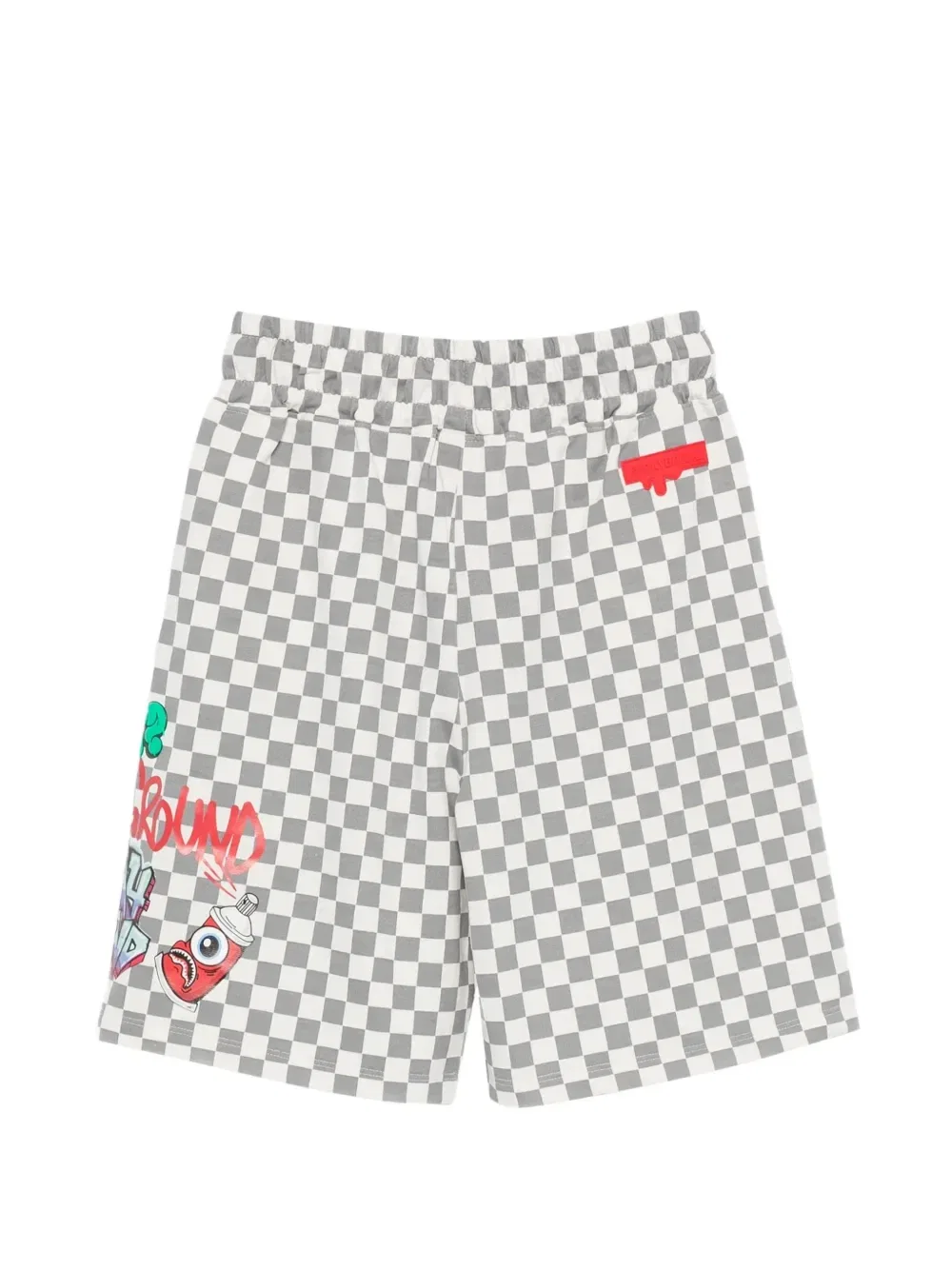 Шорты в клетку Sprayground Kid, серый — фото 2
