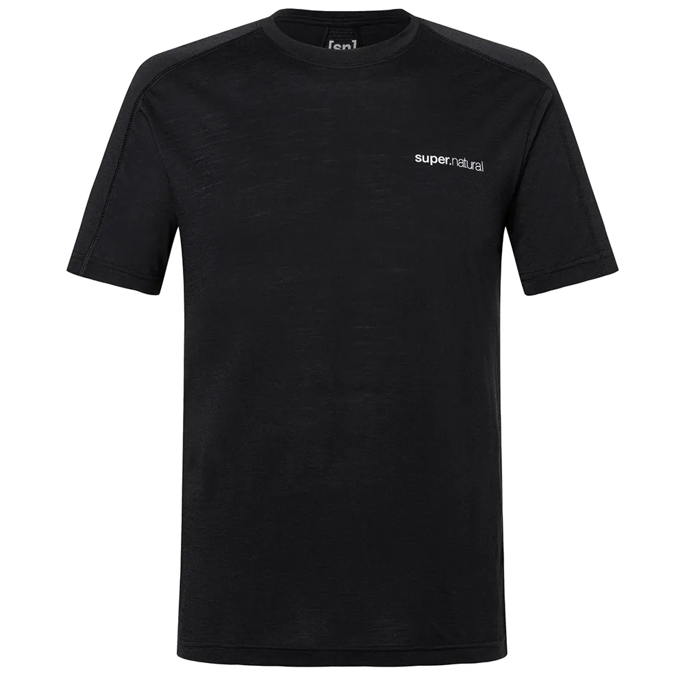 

Футболка с коротким рукавом Super.natural Alarm Running, черный