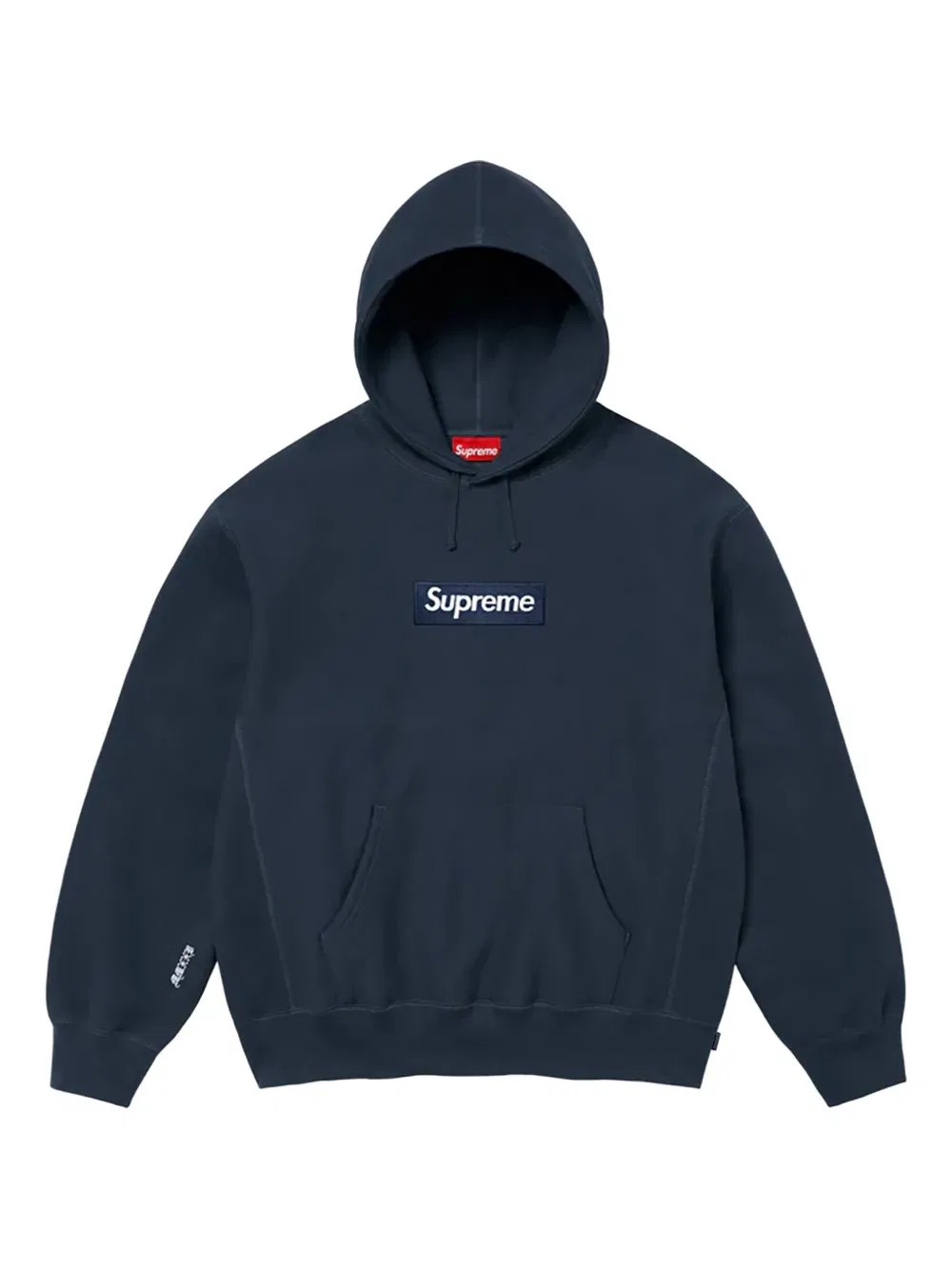 Толстовка с капюшоном и логотипом Box Supreme, синий