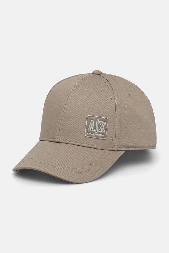 

Кепка с козырьком Armani Exchange, бежевый