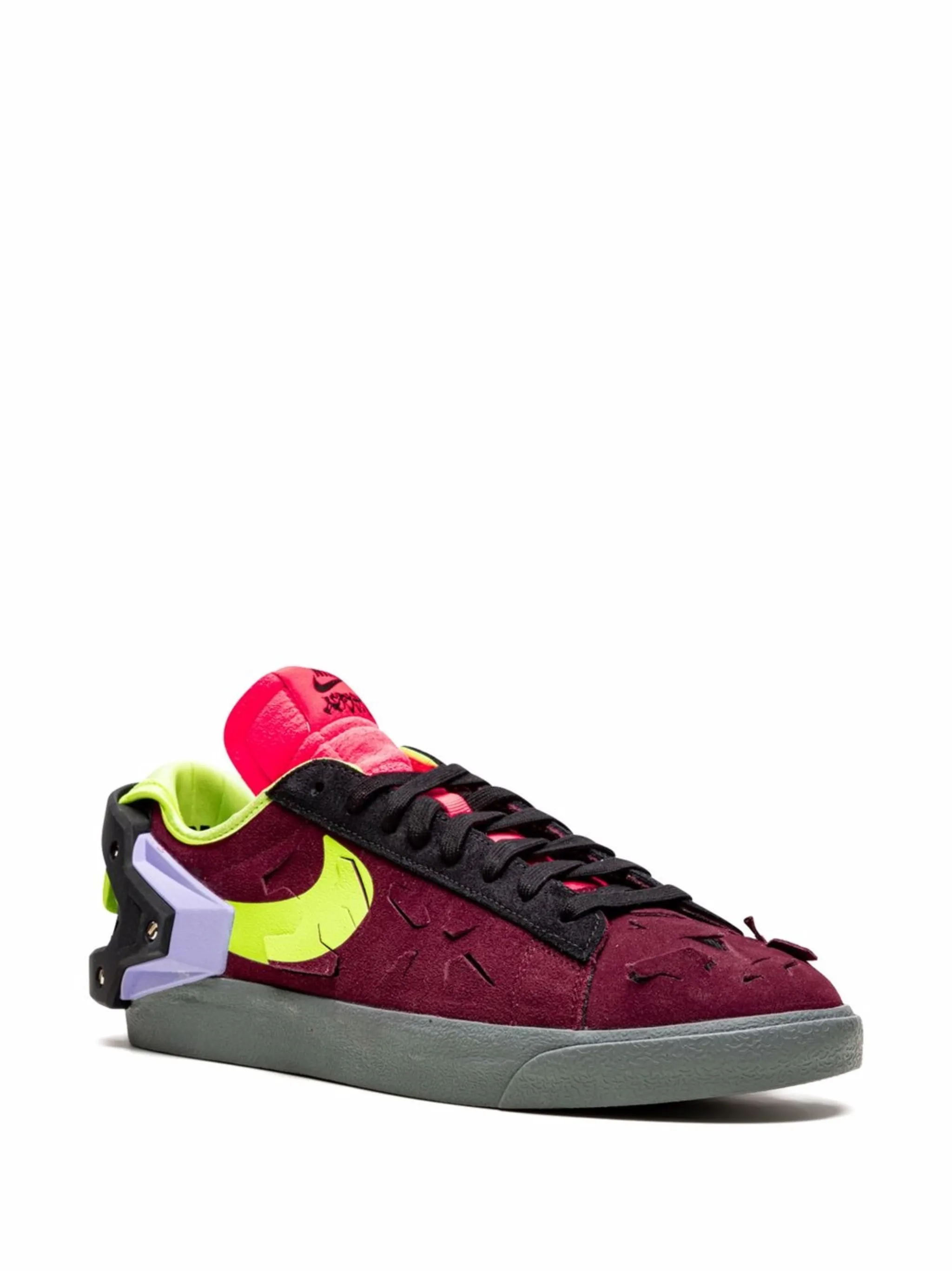 Кеды Nike Blazer Low x Acronym, бордовые — фото 2