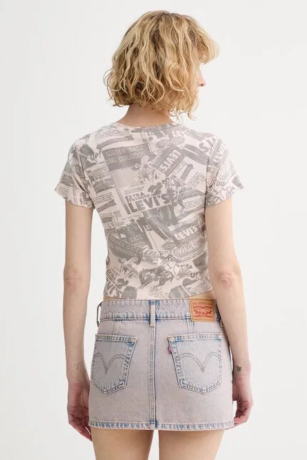 Футболка с коротким рукавом Essential Sporty Levi's, розовый — фото 3