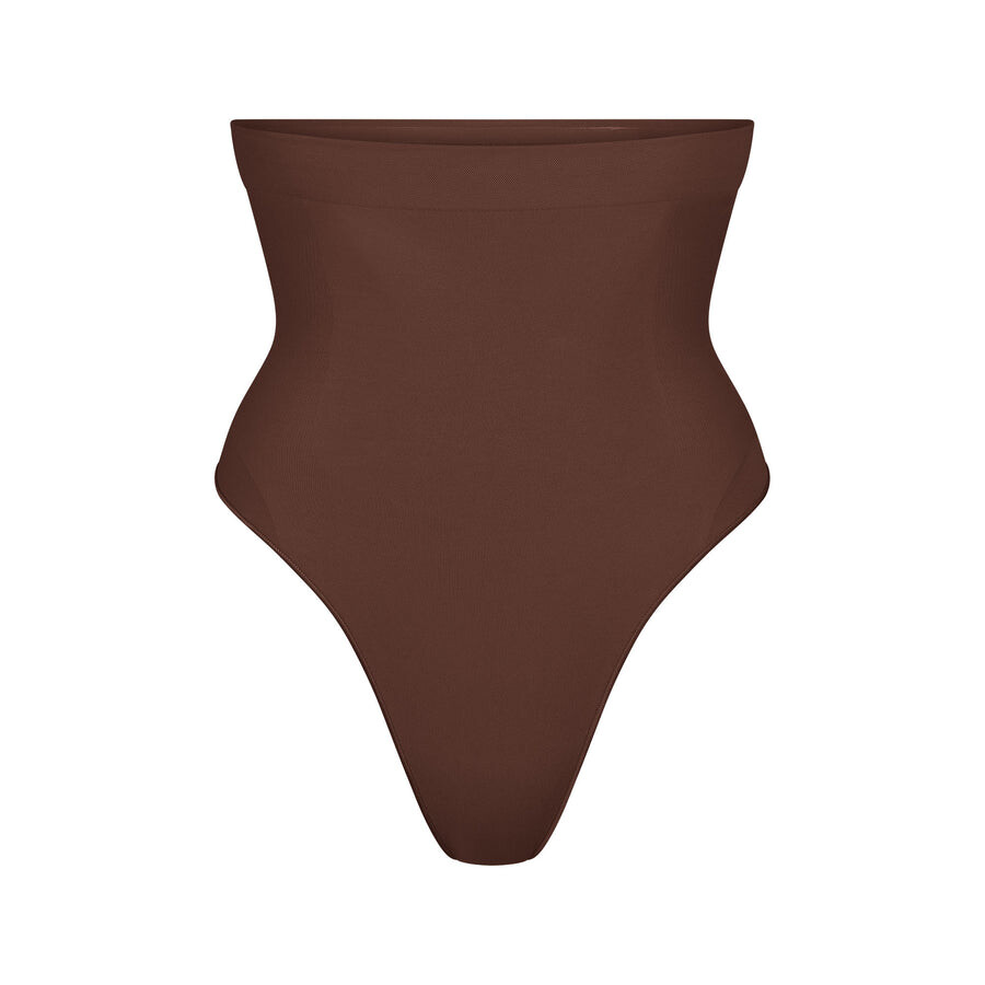 

Стринги с высокой талией SKIMS Seamless Sculpt, цвет Cocoa