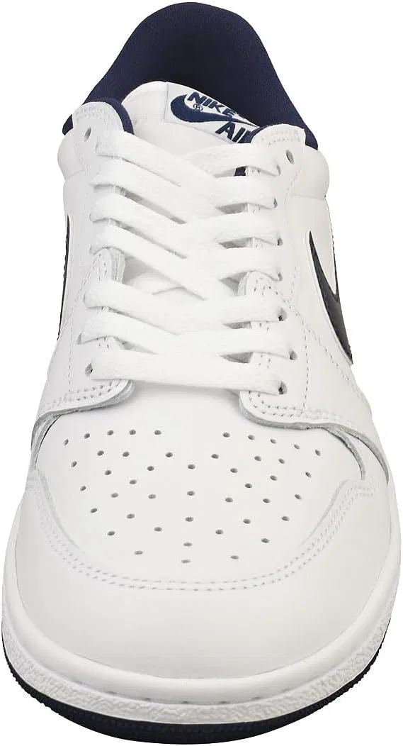 Кроссовки Nike Air Jordan 1 Low, белый/синий — фото 3