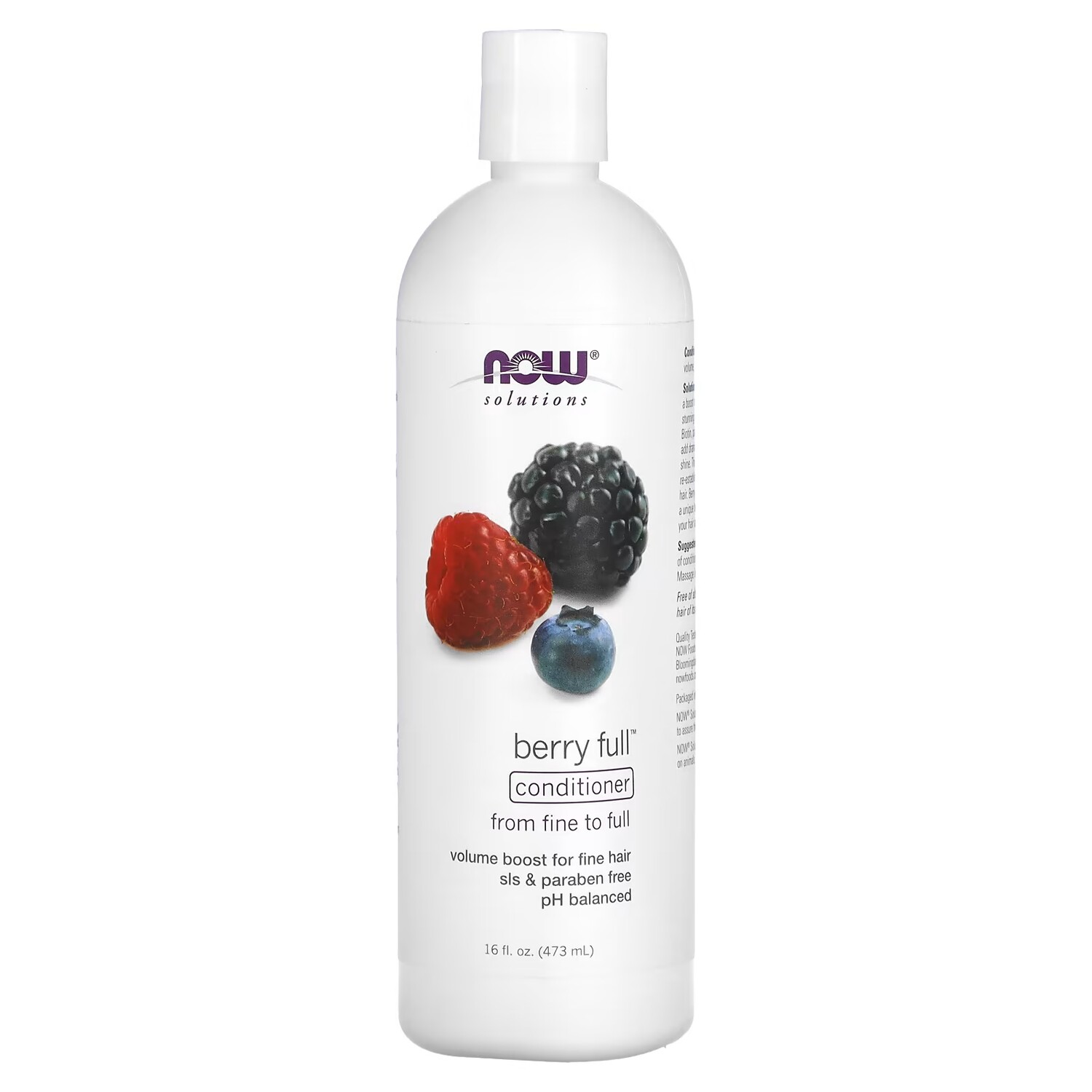 

Кондиционер NOW Foods Solutions Berry Full From Fine to Full, 473 мл