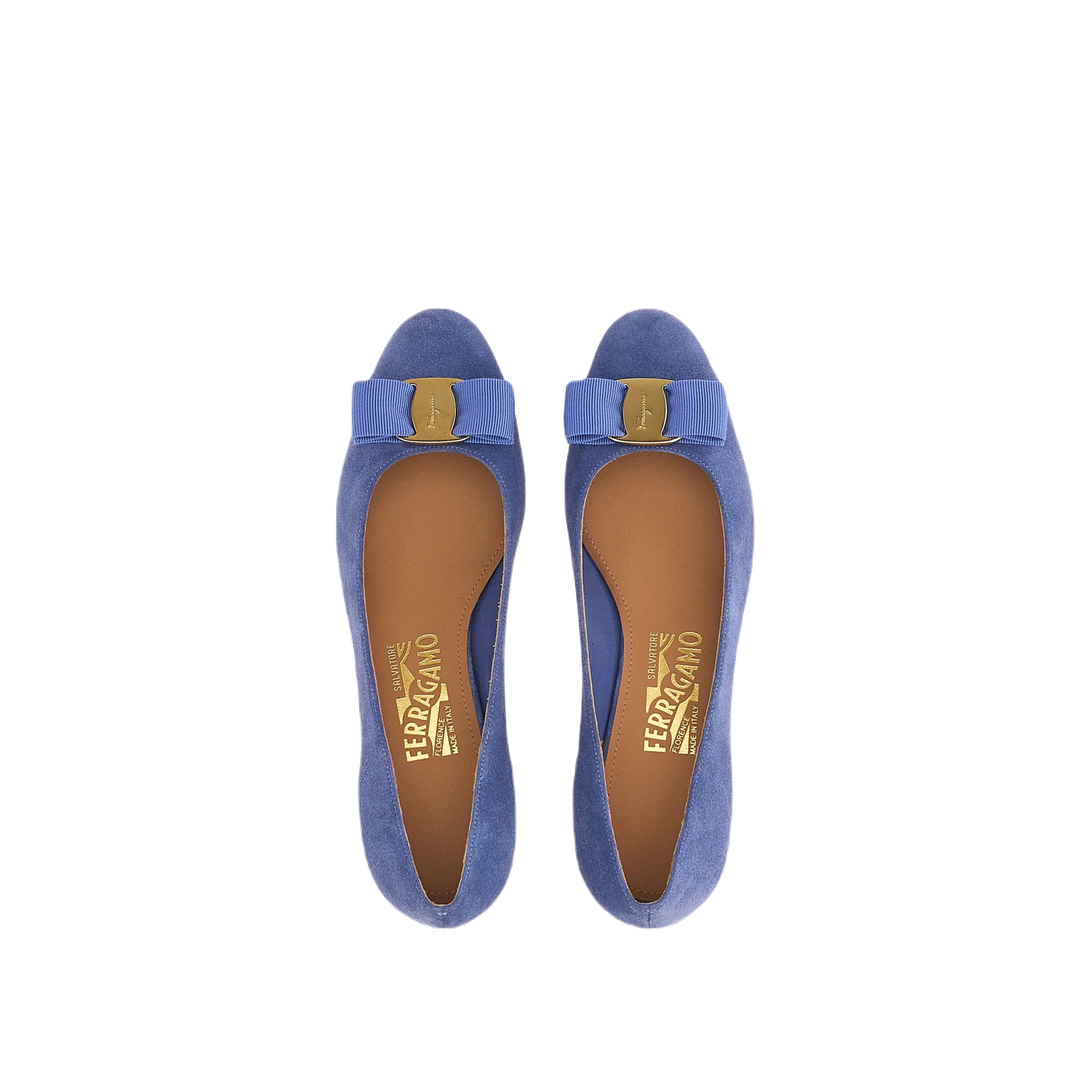 Туфли женские Ferragamo Vara, синие Salvatore Ferragamo — фото 2