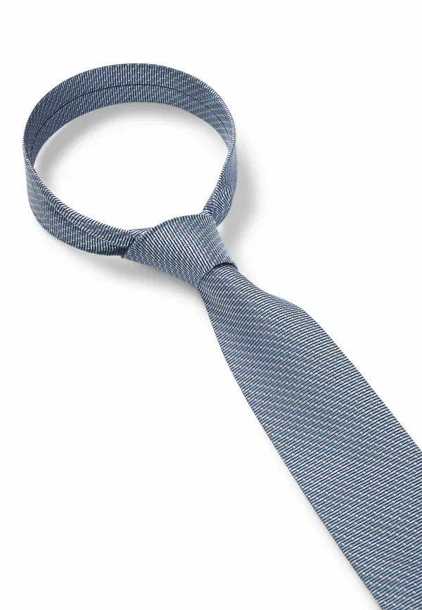 Галстук Boss H tie cm 8 one, светло-голубой — фото 3