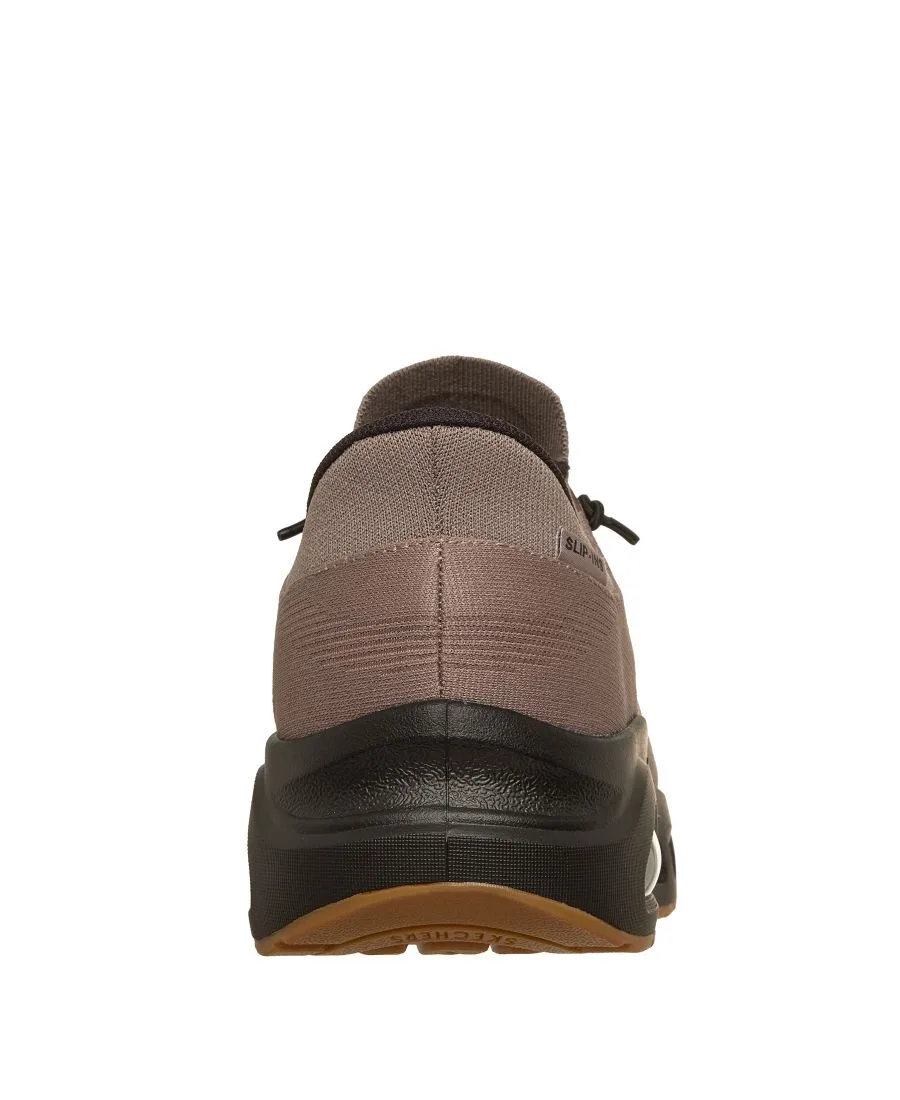 Мужские слипоны: UNO Glide-Step - Air Gliders - повседневные кроссовки от Finish Line Skechers, коричневый, черный — фото 4
