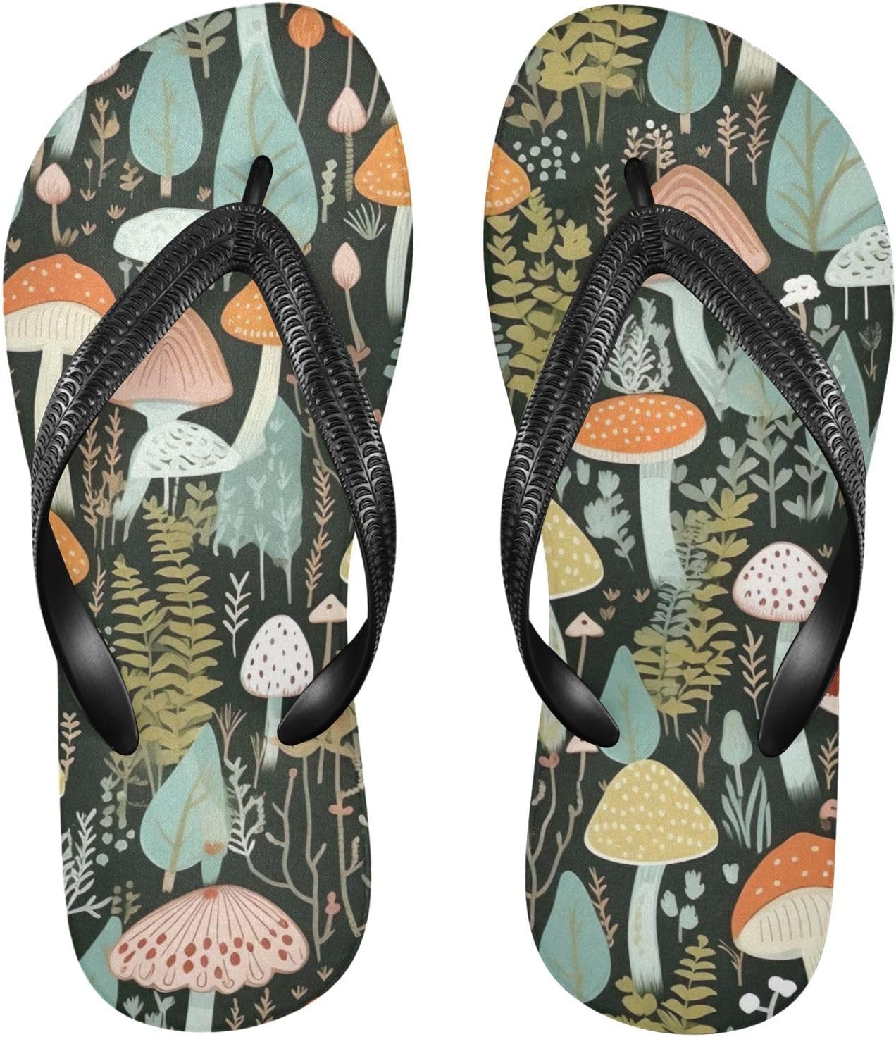 

Мужские и женские сандалии STAYTOP Wild Mushrooms, пляжные шлепанцы и шлепанцы для душа