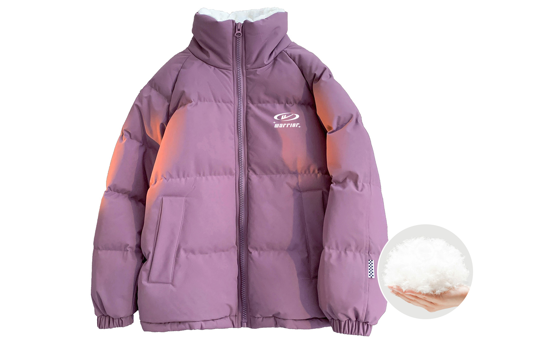 

WARRIOR Пуховик Unisex, Purple