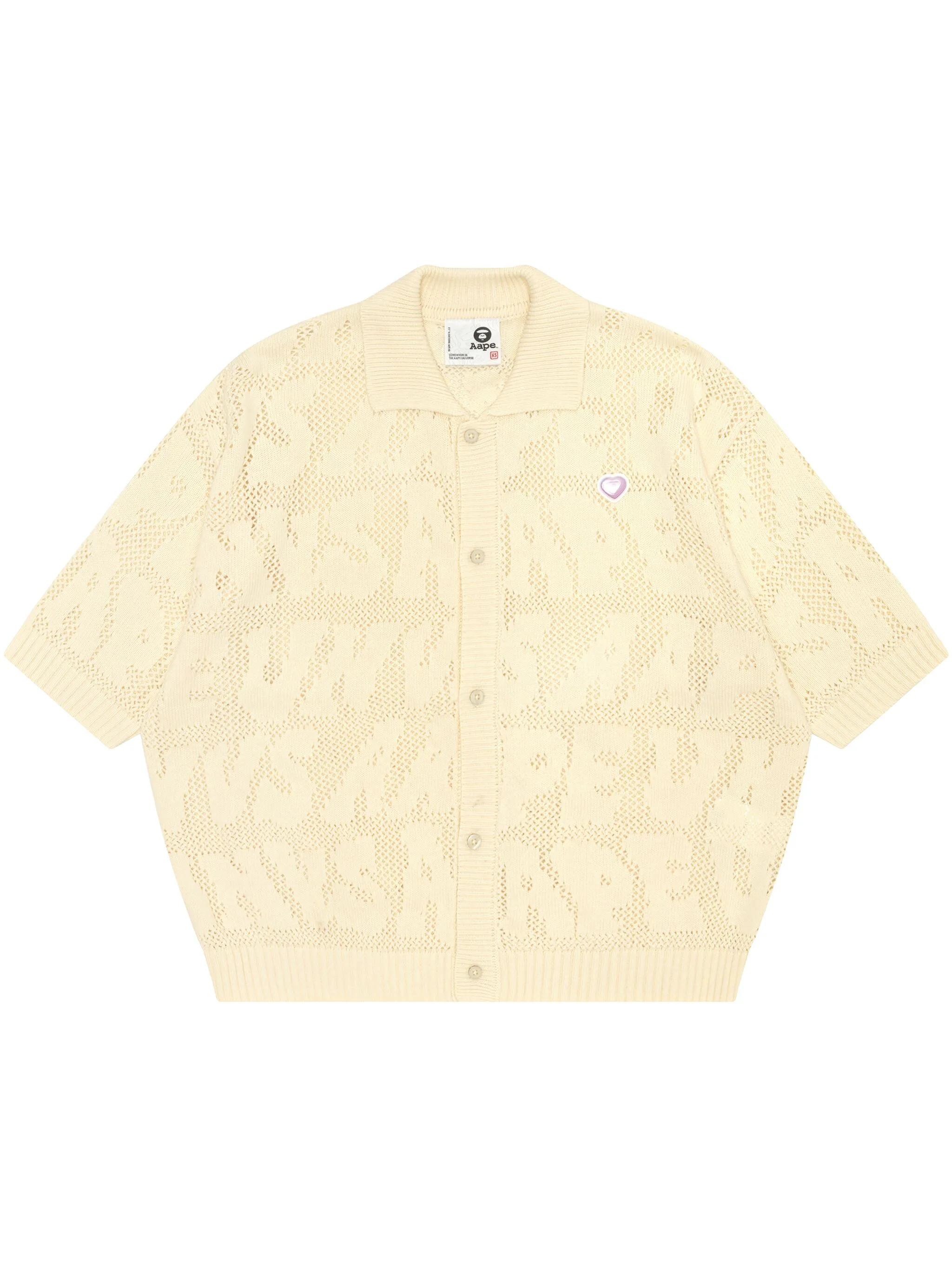 

Трикотажная рубашка Aape By A Bathing Ape, желтый