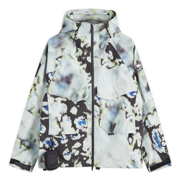 

Куртка x nocta opal hooded jacket 'off white night silver' Nike, белый