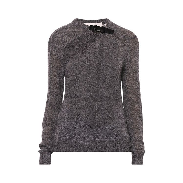 

Свитер Coperni Buckle Cut-Out Sweater, Grey