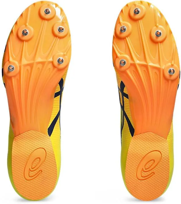 Мужские кроссовки для легкой атлетики ASICS Hyper Md 8, ярко-желтый/синий — фото 4