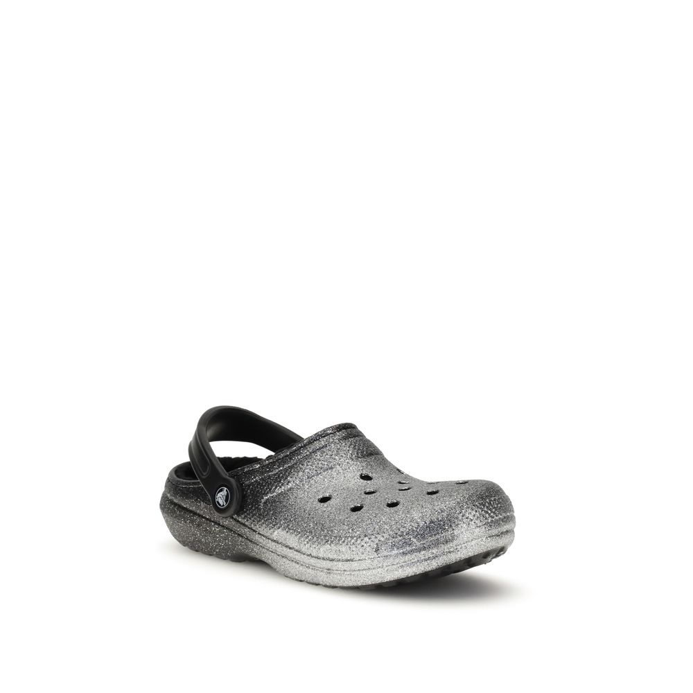 Классические сандалии с блестящей подкладкой Crocs, черный — фото 4