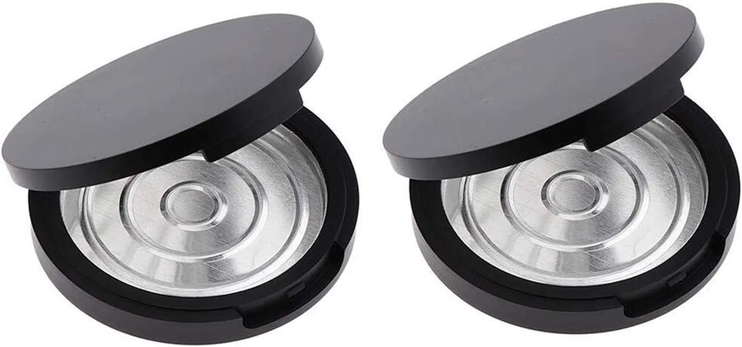 Пустая пудреница Ghjklznmru с зеркалом 2 шт — фото 4