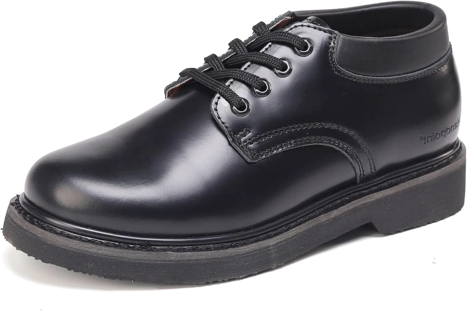 Мужские рабочие туфли HANDROCK Oxford черные, прочные, с противоскользящей подошвой, модные, дышащие, EH, модель 82102, черный — фото 4