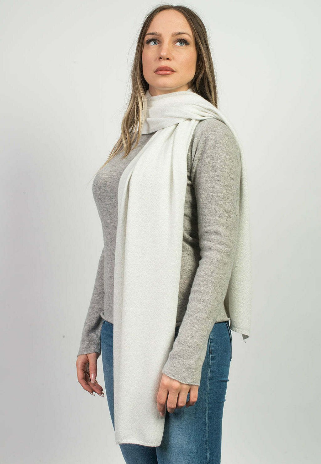 

Шарф LUXEX Dalle Piane Cashmere, белый