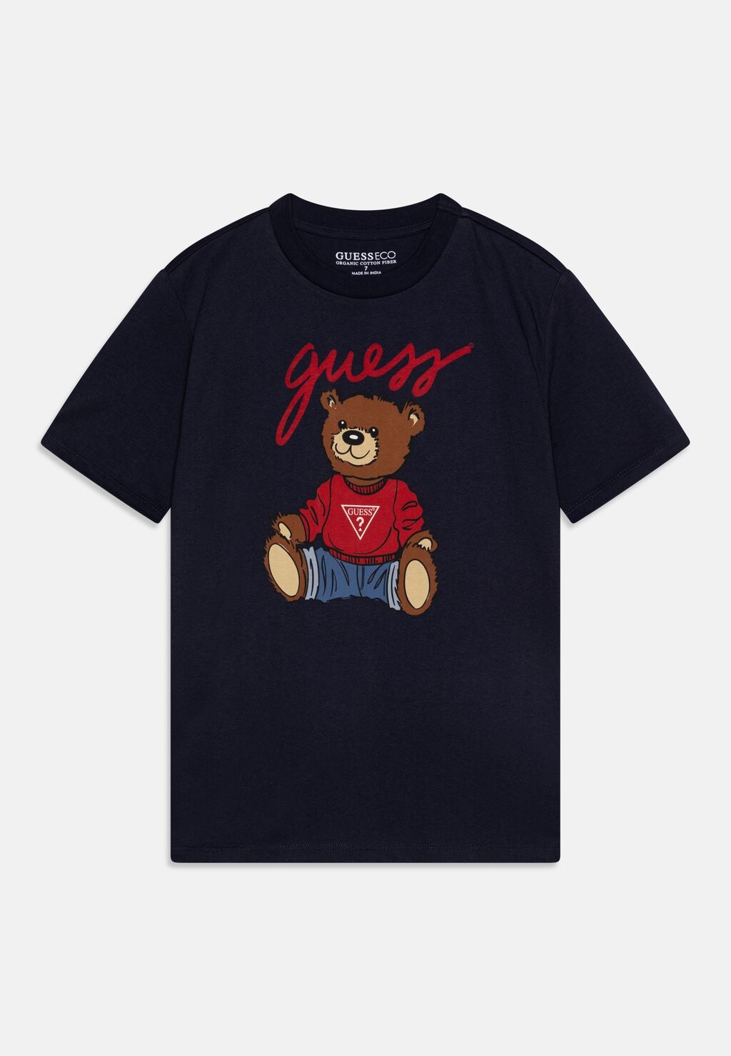 

Футболка с принтом JUNIOR BEAR UNISEX Guess, темно-синий
