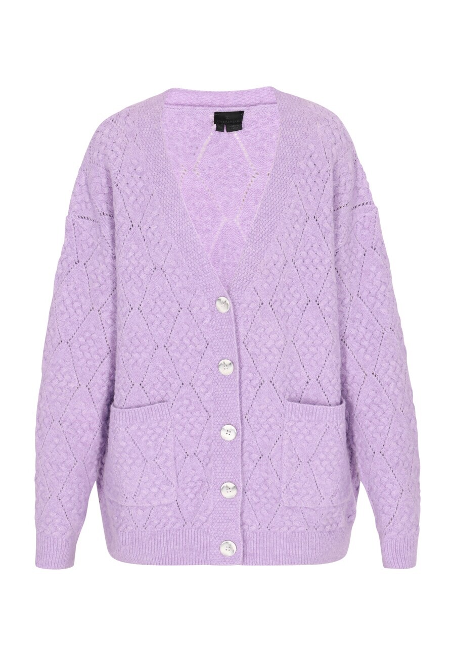 

Вязаный кардиган DreiMaster Klassik Knit Cardigan, лавандовый