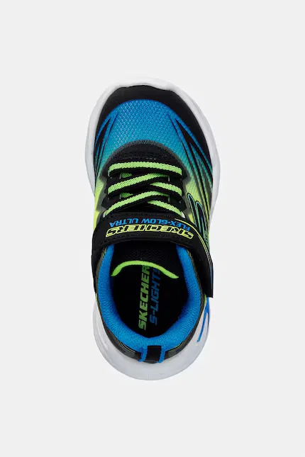 Кроссовки детские S LIGHTS-FLEX-GLOW ULTRA Skechers, синий — фото 4