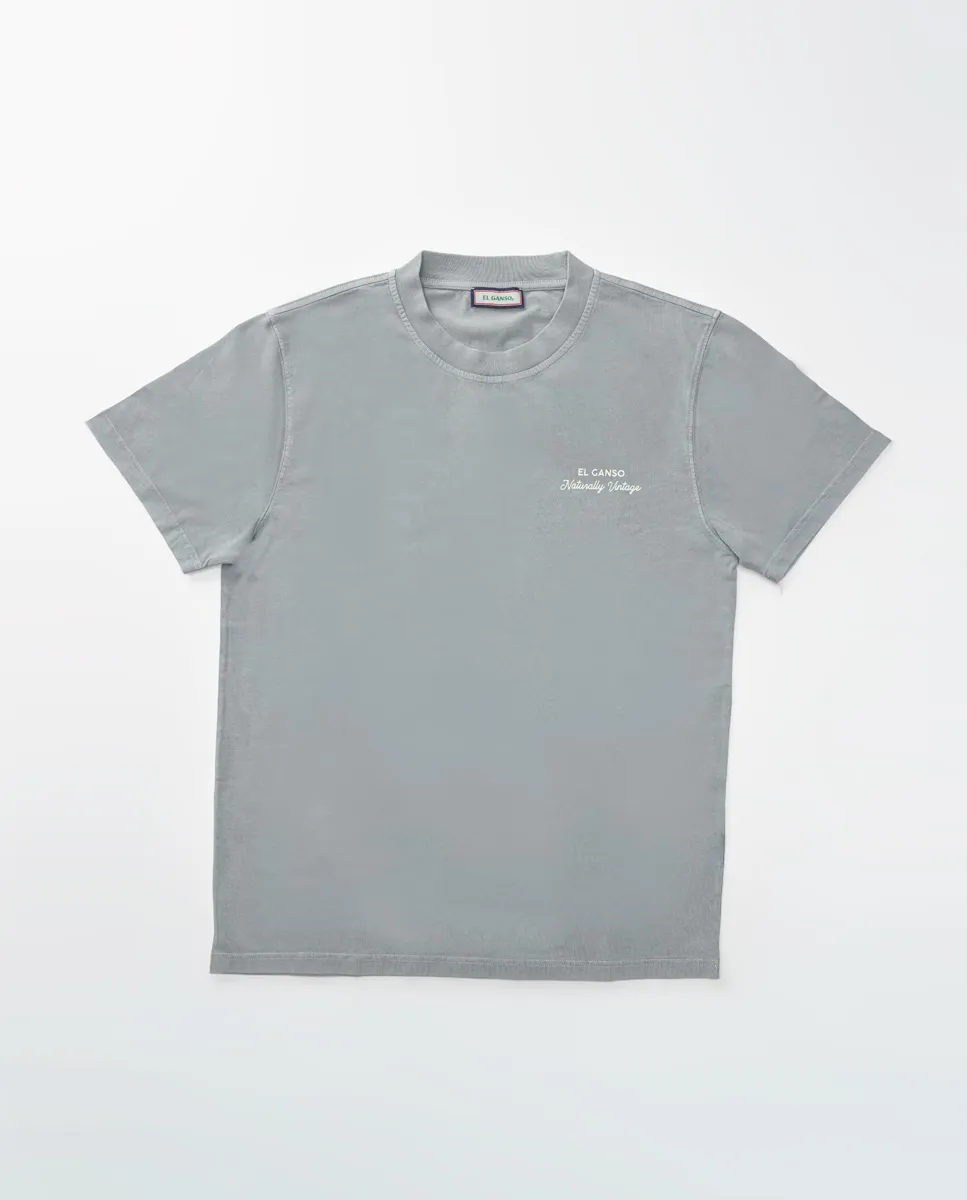 

Мужская футболка Garment Dyed с натуральным окрашиванием El Ganso, серый