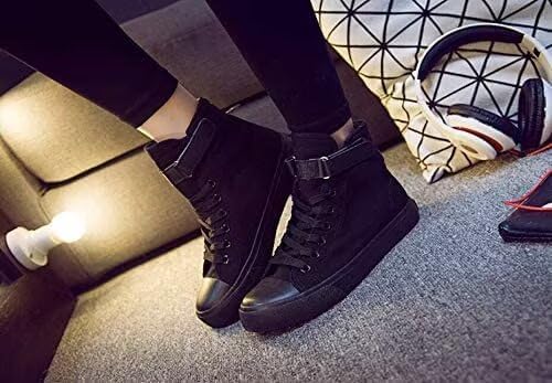 Кроссовки аниме MHA унисекс из канвы, высокие на шнуровке, Бакуго Кацуки, Тодороки Схото, Хоукс, Даби Acefast Inc, черный — фото 4