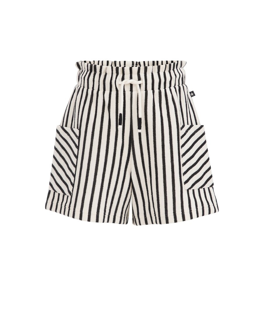 

Брюки WE Fashion Regular Pants, черный/белый с оттенком