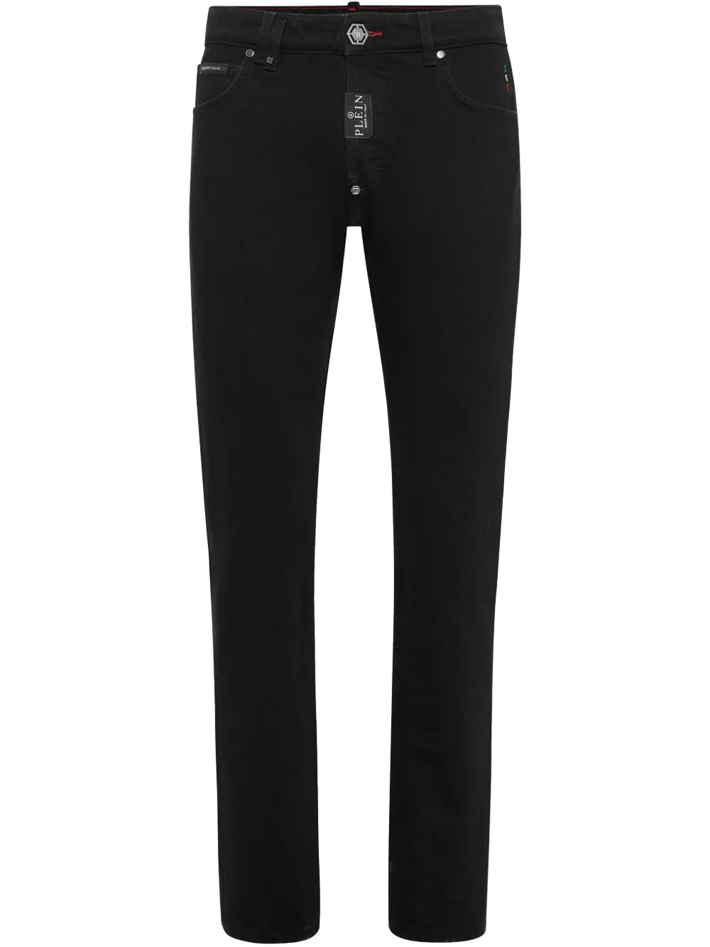

Хлопковые джинсы Philipp Plein, черный