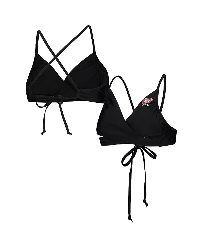 

Женский черный бикини-топ San Francisco 49ers Hall of Fame G-III 4Her by Carl Banks