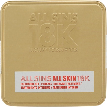 Набор для интенсивного ухода за кожей вокруг глаз All Skin Eye Rescue 21 Days - 2 шт All Sins 18k — фото 2