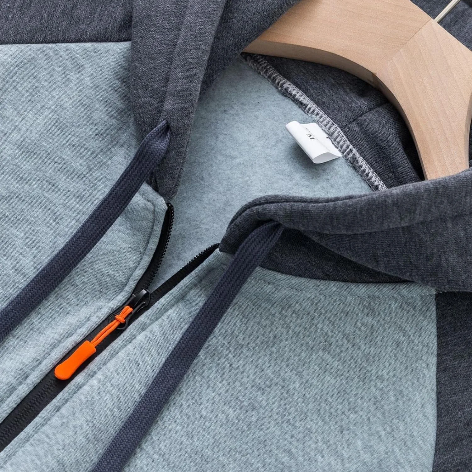 Мужская толстовка с капюшоном Winter Fleece Lined, теплая, на молнии — фото 2