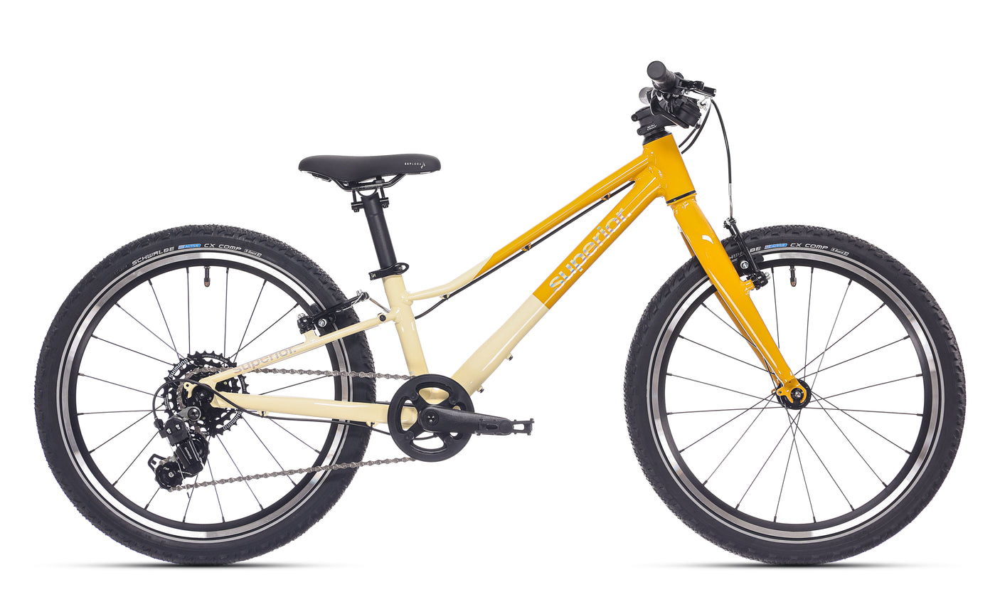 

Детский велосипед Superior f.l.y. vb (2026) - 20 дюймов kinderfahrrad - gloss yellow