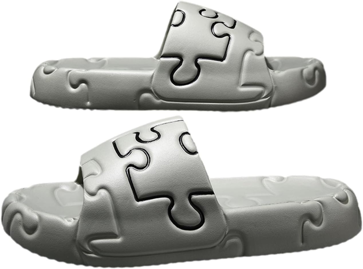 

Пляжные шлепанцы Wang Damai для женщин и мужчин, толстые летние шлепанцы для активного отдыха, нескользящие, с открытым носком, легкой подошвой, повседневные унисекс пляжные туфли, серый