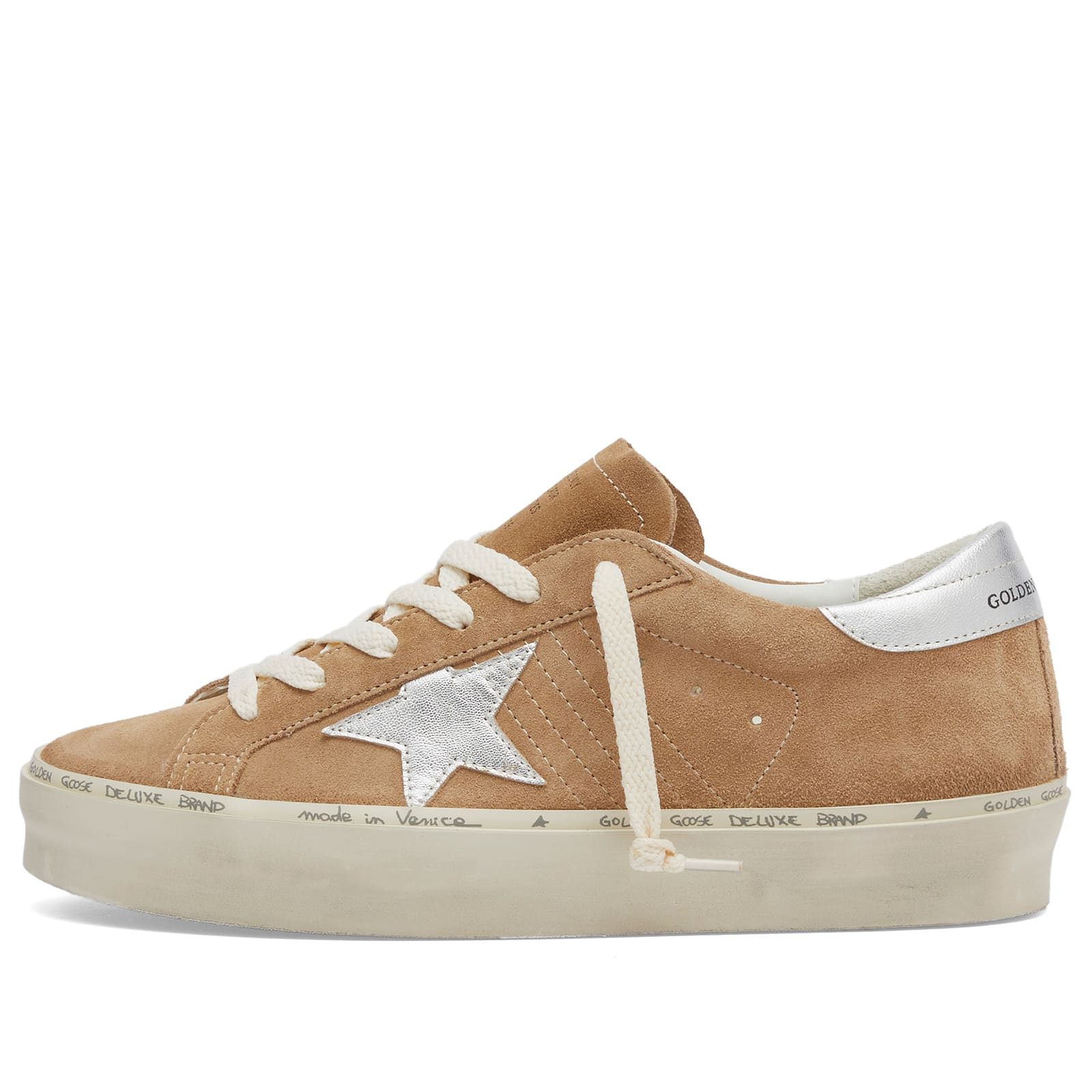 

Кроссовки Golden Goose Hi Star Sneaker, цвет Tobacco & Silver