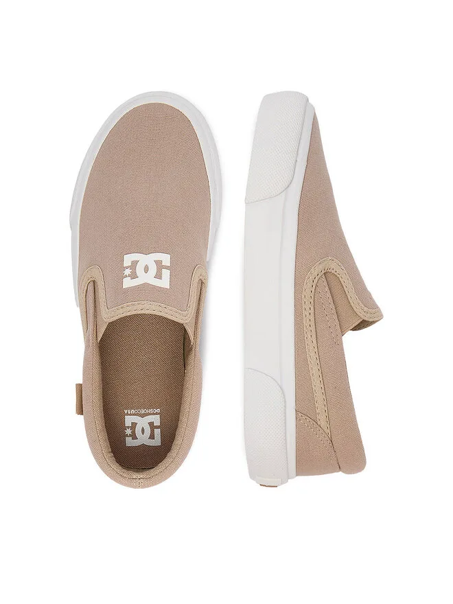 DC Shoes Тканевые кроссовки CEO-LEA-BDB-DC006-CH бежевые — фото 4