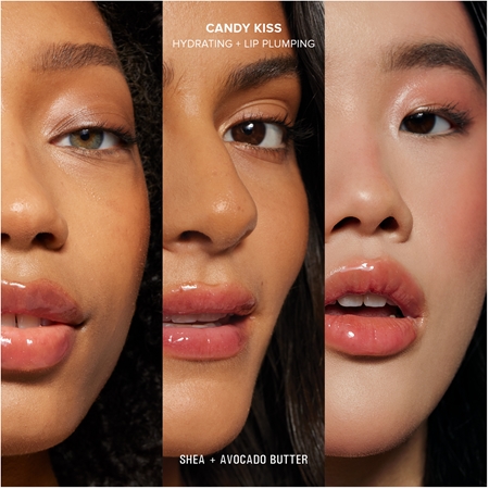 Глубокое питательное масло для губ Nudestix Nudeskin Hydrating Peptide Lip Butter, Candy Kiss 10 ml — фото 3