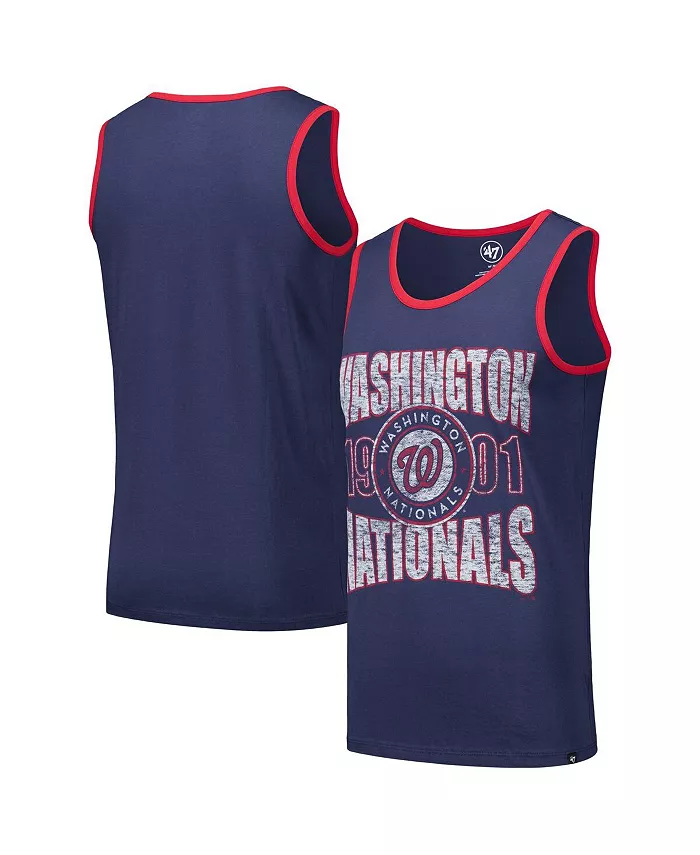 

Мужская синяя майка Washington Nationals Upload Franklin '47 Brand