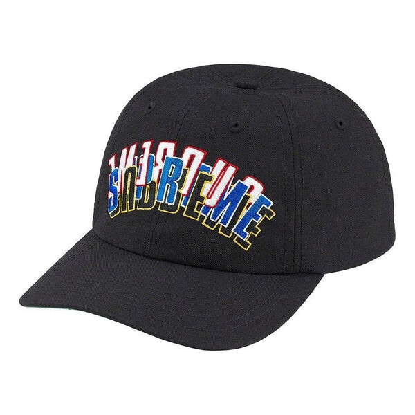 

Бейсболка stacked cordura 6-panel 'black blue white' Supreme, черный