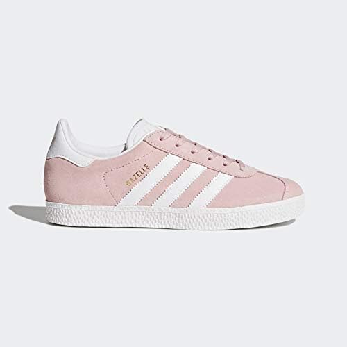 Кроссовки Adidas Originals Kids' Gazelle, розовый/белый/металлик — фото 4