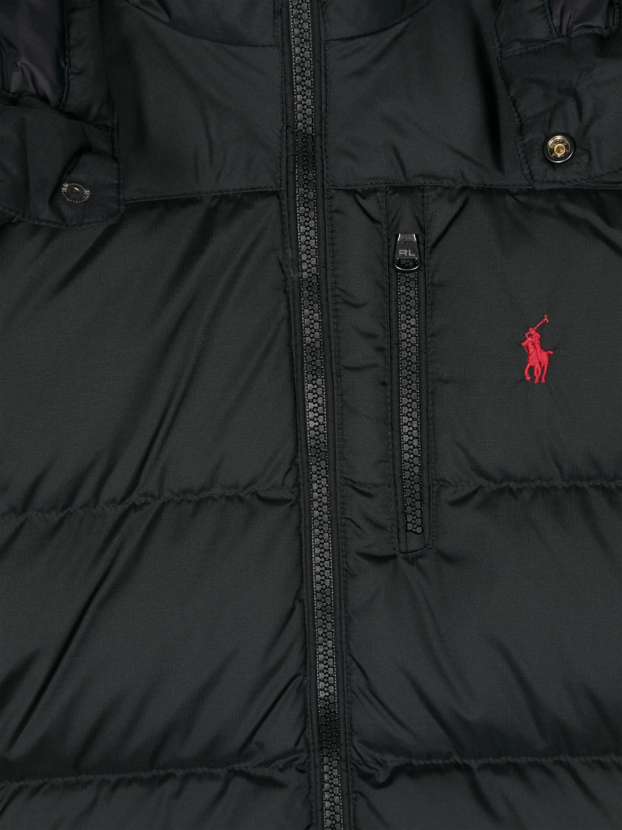 

Куртка с вышивкой Polo Pony Polo Ralph Lauren Kids, черный