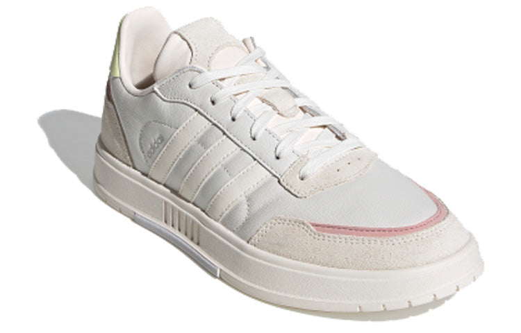 Кеды (WMNS) adidas neo Courtmaster White/Brown FV8110 — фото 2