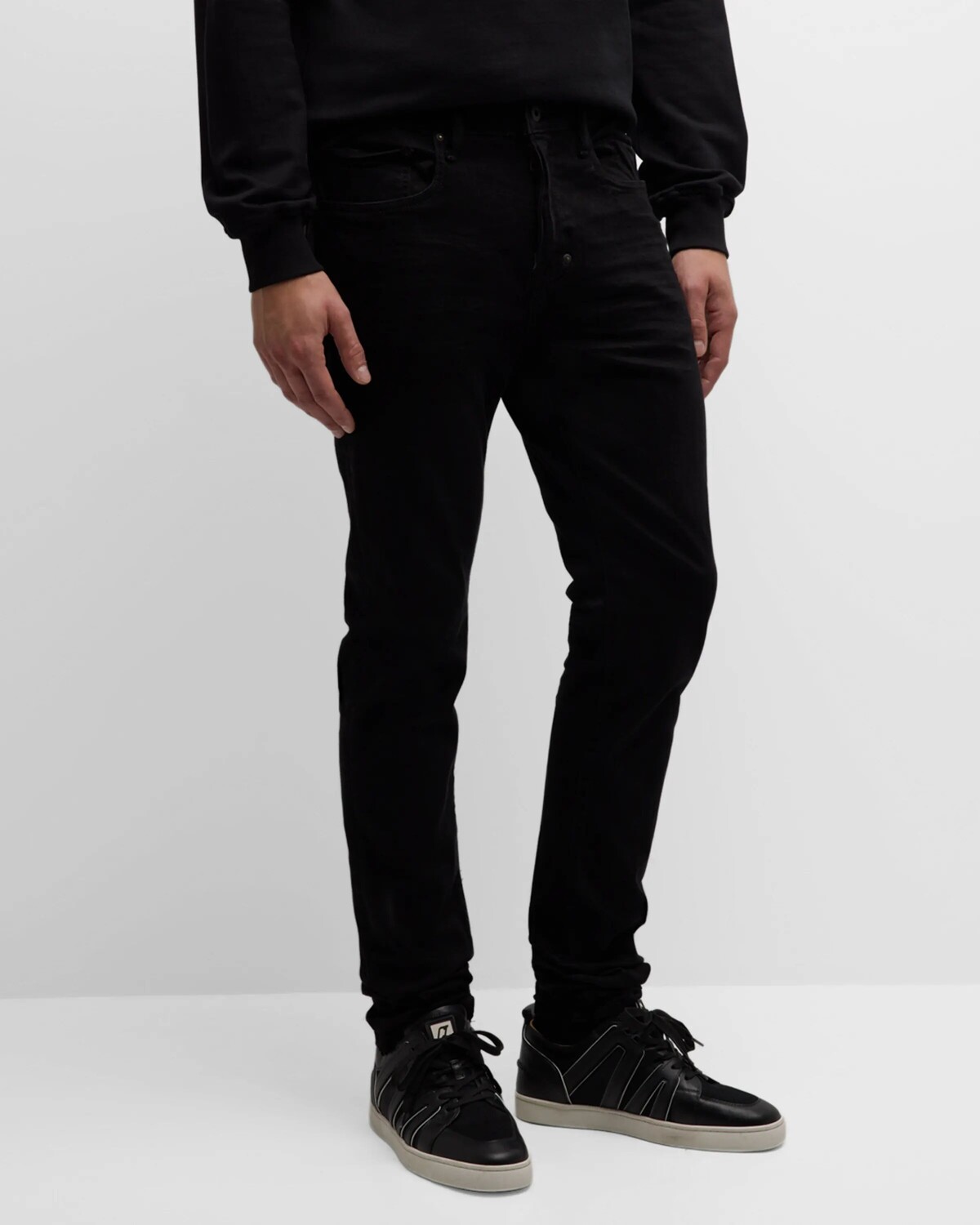 

Мужские сертифицированные джинсы скинни Windsor PRPS, цвет Black
