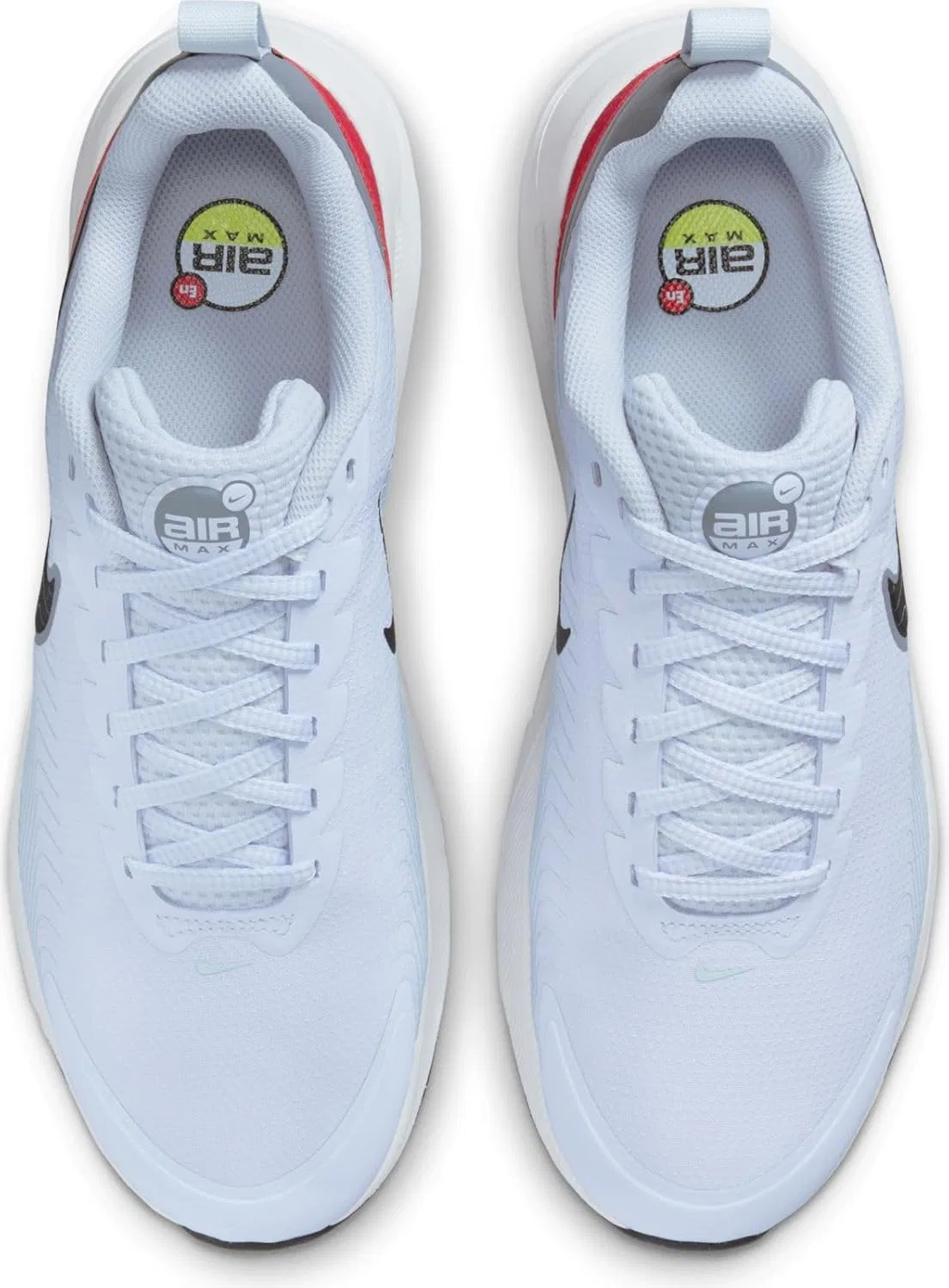 Мужские кроссовки Nike Air Max Nuaxis FD4329, Football Grey Black White Gym Red — фото 4