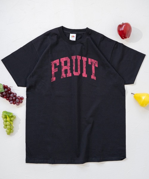 

Футболка с принтом, унисекс, короткий рукав FRUIT OF THE LOOM, черный