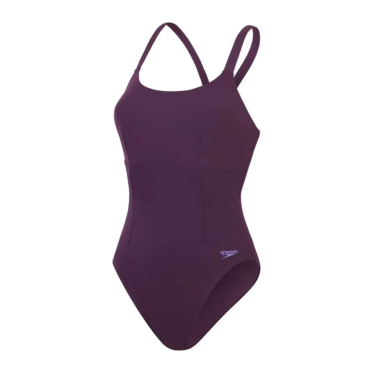 

Женский корректирующий купальник Speedo Crossback, фиолетовый