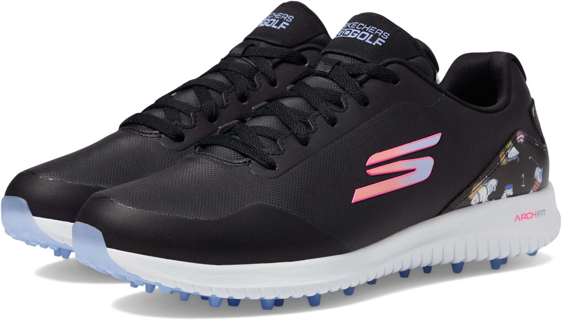 

Кроссовки Skechers GO GOLF Max 3-Dogs At Play, цвет Black/Multi